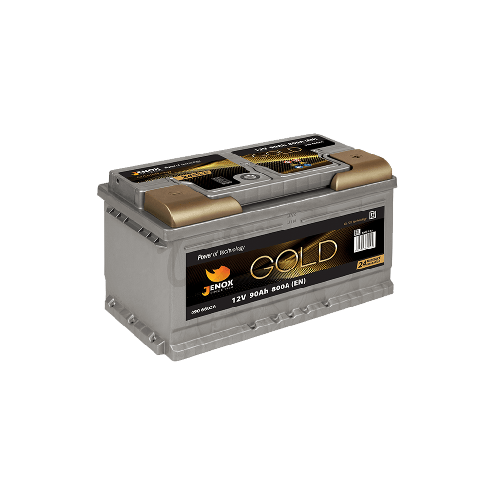Wired Campers Limited 12V 90AH Jenox Gold Low Height Under Seat Starter & Auxiliary Battery