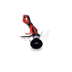 Wired Campers Limited 12V DC Warm White LED Mini Plinth/Spotlight - Black Surround