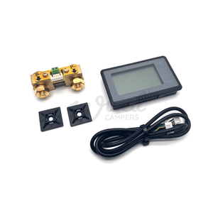 Wired Campers Limited 350A Battery Monitor With Screen & Negative Shunt/Coulomb Meter