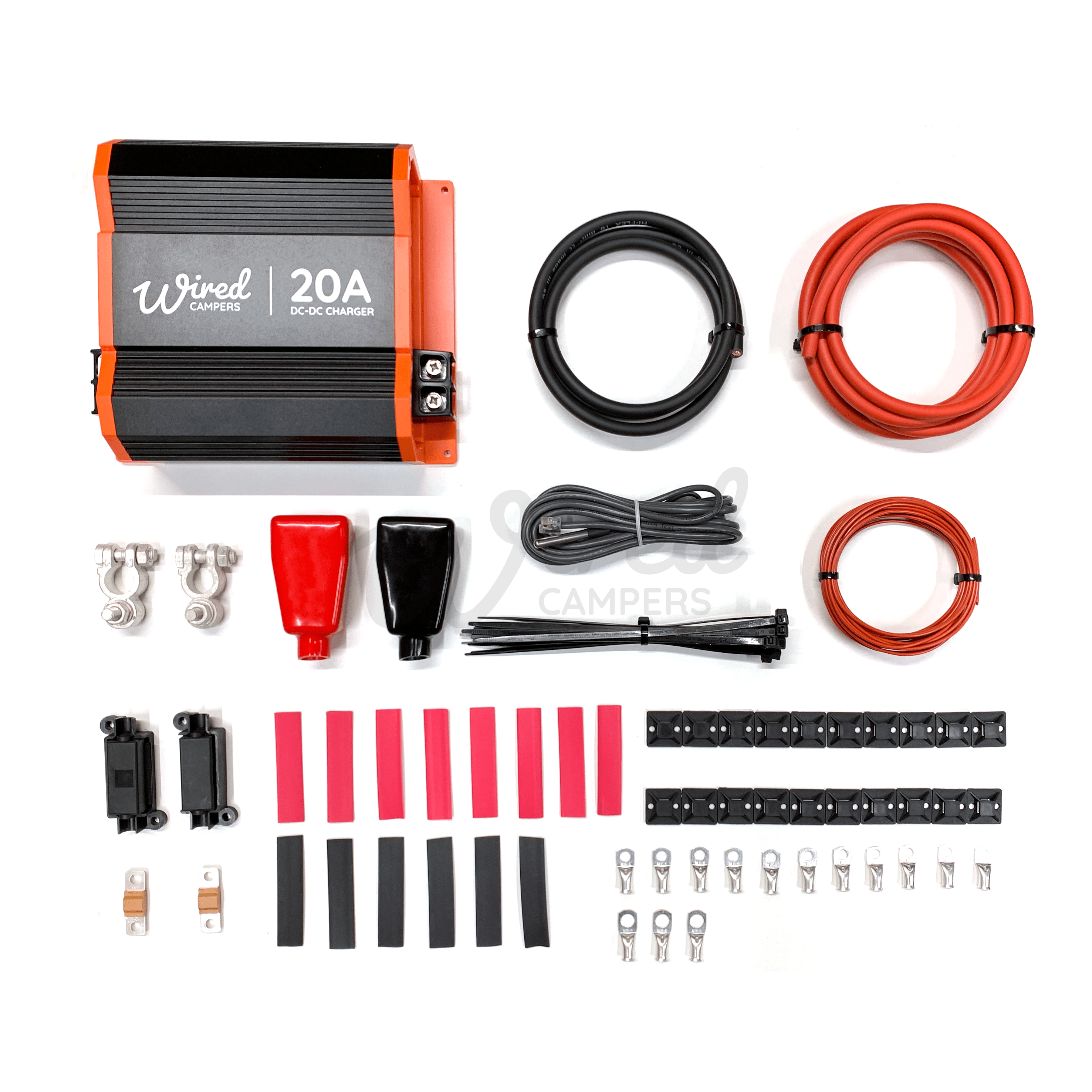 Wired Campers Limited 3M/5M/10M DC-DC B2B 10/20A Battery To Battery Split Charge Kit - Standard & Smart Alternator