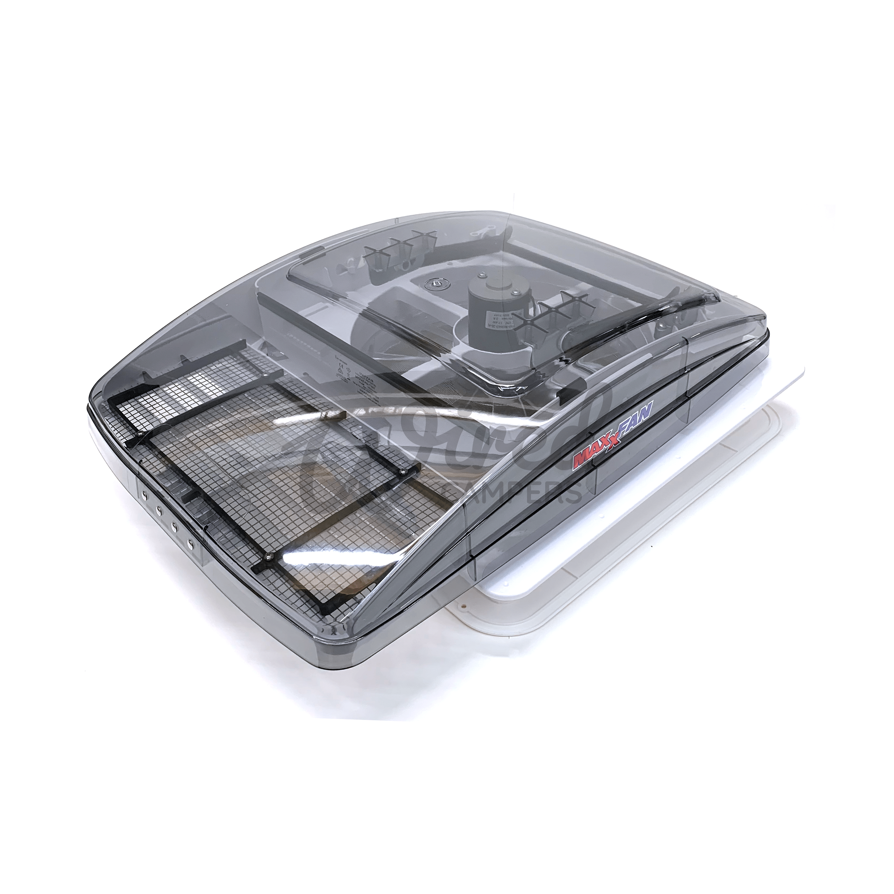 Wired Campers Limited Maxxair MAXXFAN Deluxe Remote Controlled Automatic Roof Fan Vent - Tinted Lid