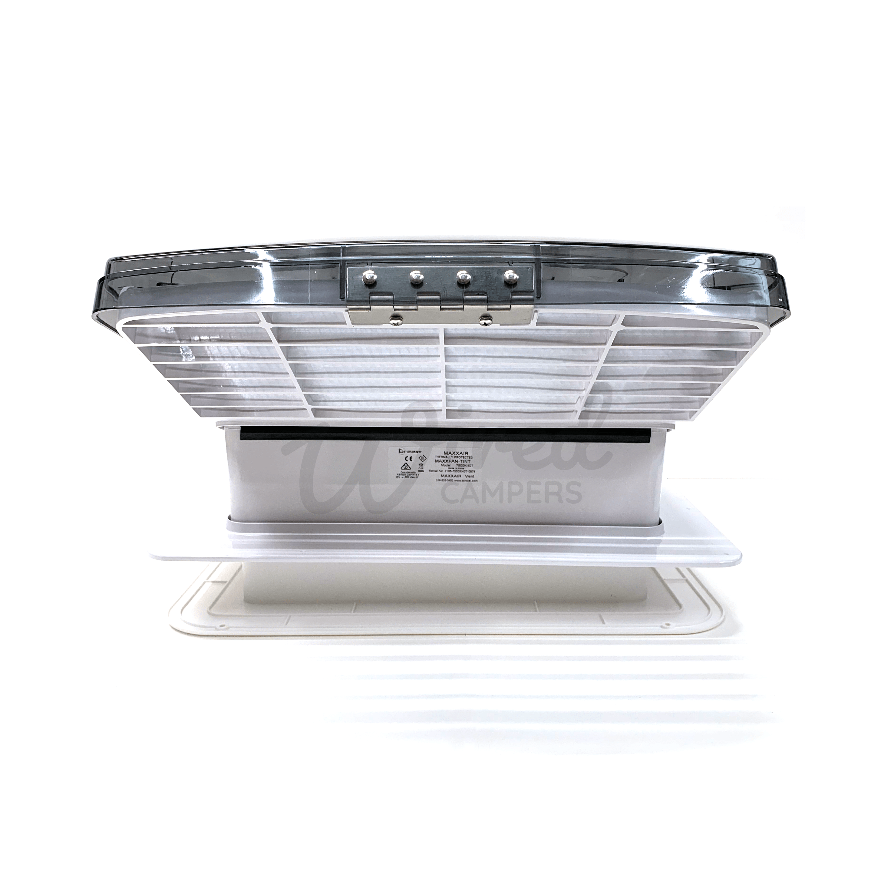 Wired Campers Limited Maxxair MAXXFAN Deluxe Remote Controlled Automatic Roof Fan Vent - Tinted Lid