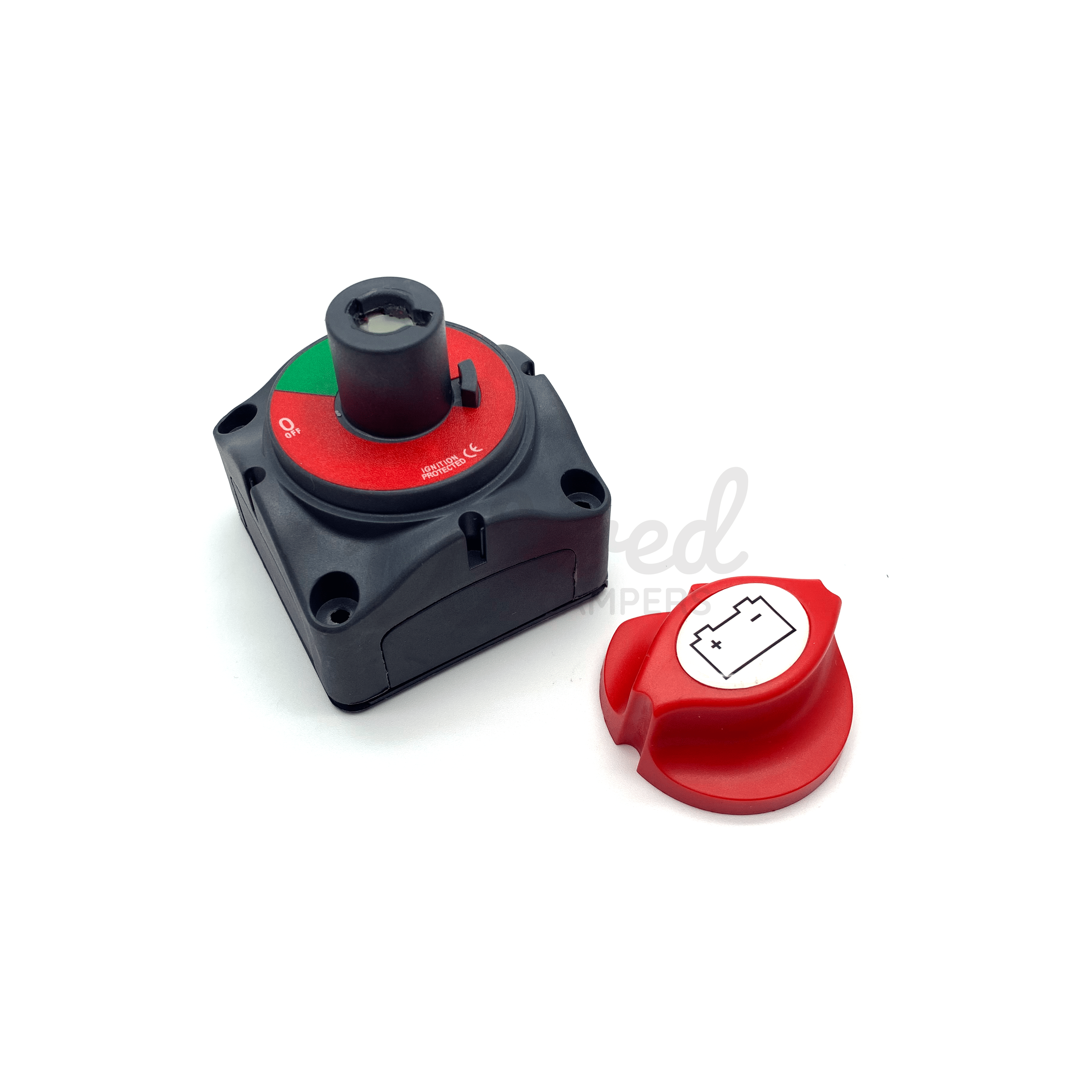 Wired Campers Limited Removable Key Medium Duty 12V 200A Battery Power Isolator Kill Switch