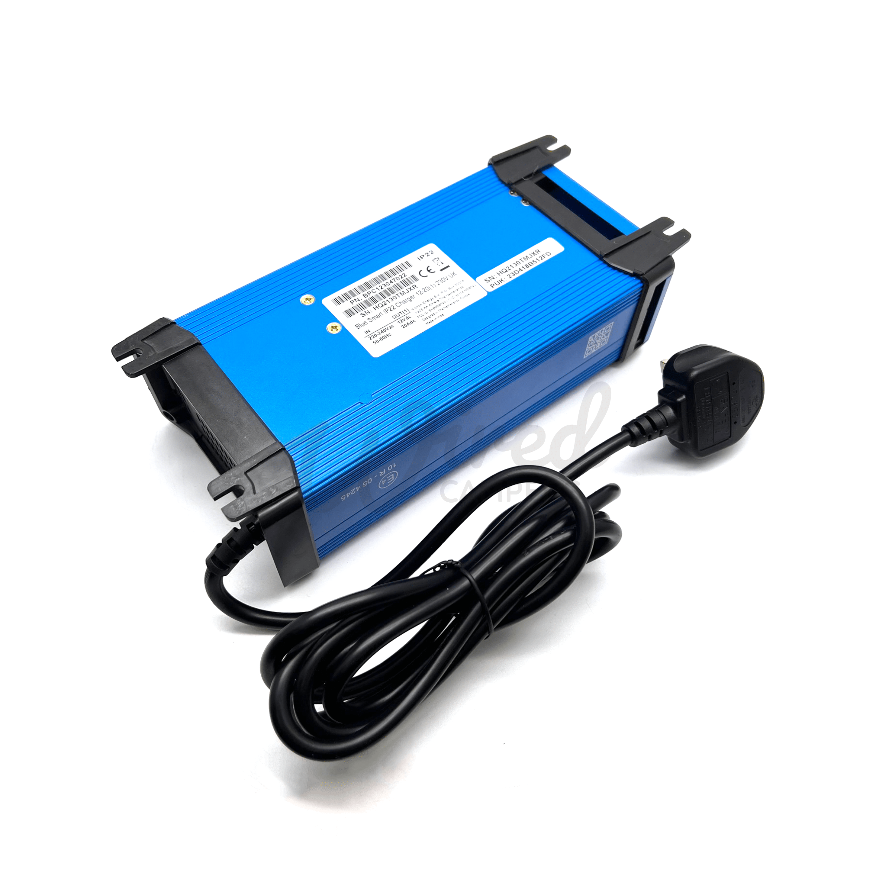 Victron 30A 12V Blue Smart IP22 mains battery charger with Bluetooth (UK  plug)